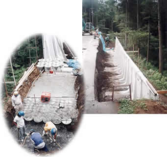 原谷地線道路改良工事